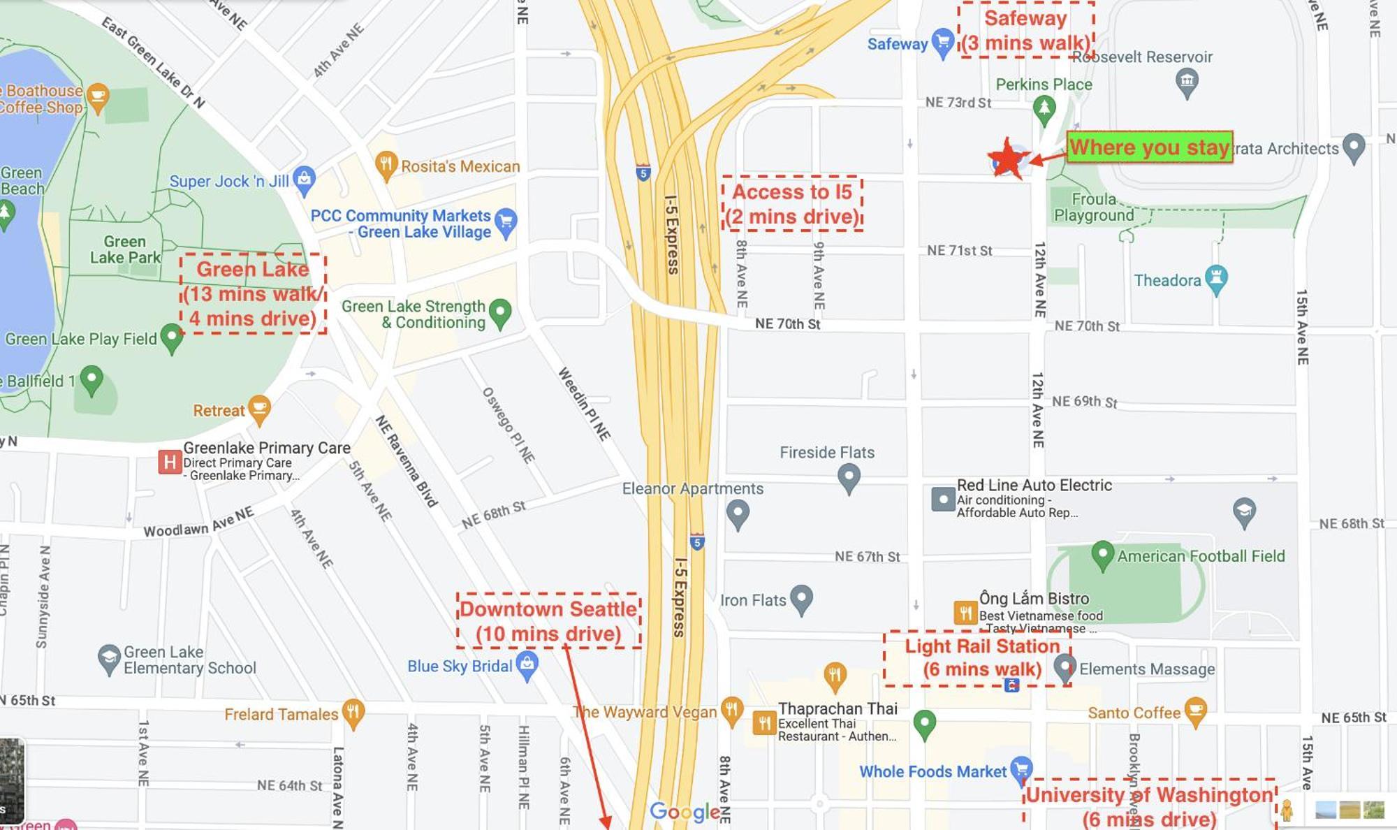 New Private Tiny Home Near Greenlake/Lightrail/I-5 Сиэтл Экстерьер фото